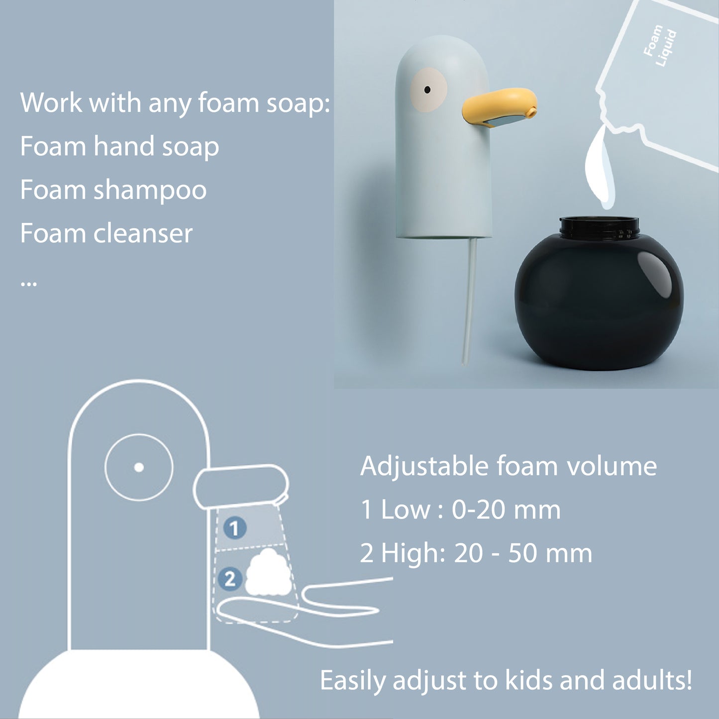 Automatic Foaming Soap Dispenser